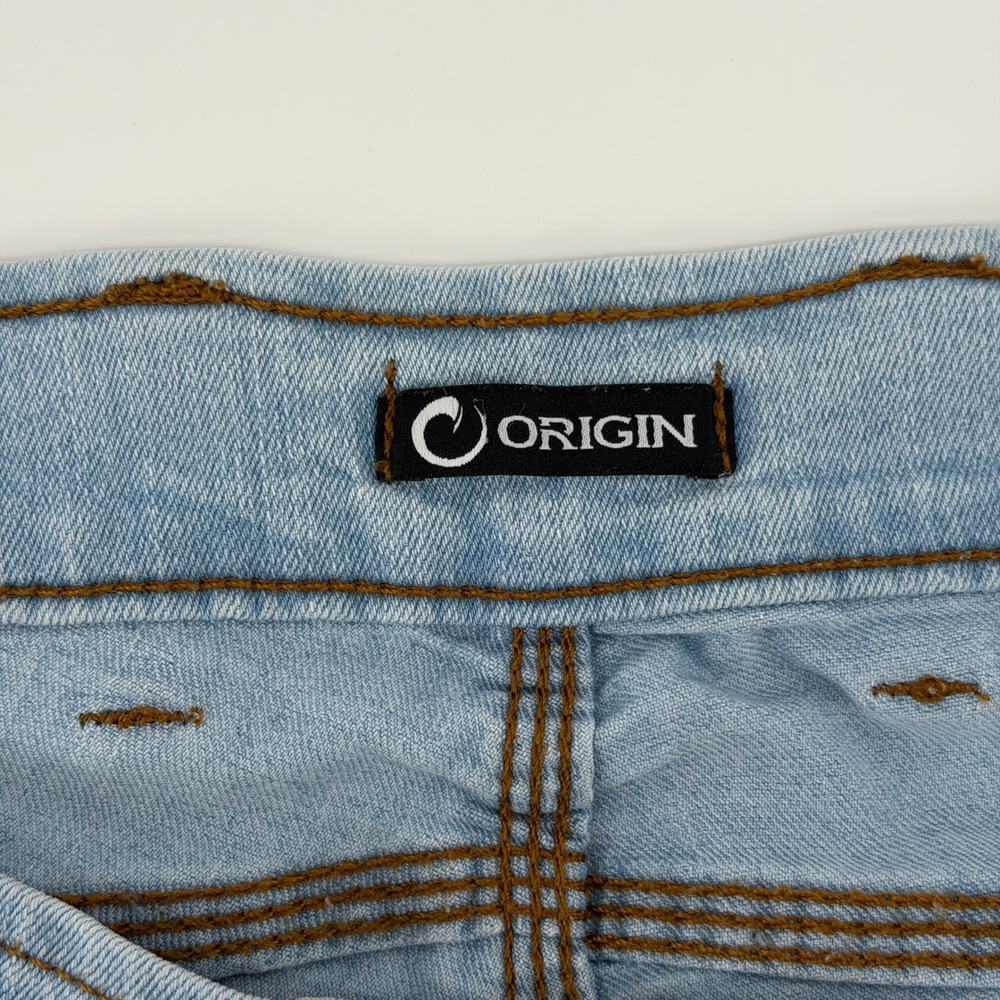 Origin Jeans Mens 40x29 (Tag 36x30) Light Blue Straight Leg Denim Made in USA - Picture 8 of 16